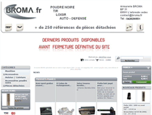 Tablet Screenshot of broma.fr